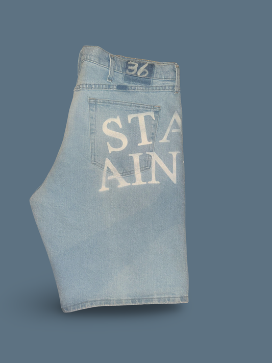 Stain “Carpenter” Denim Shorts .